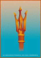 Daniele_Celva_illustration_poster_art_continente_perduto_tridente