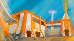 Daniele_celva_creativo_trentino_portfolio_themeparks_artwork_stazione_oblivion_Gardaland