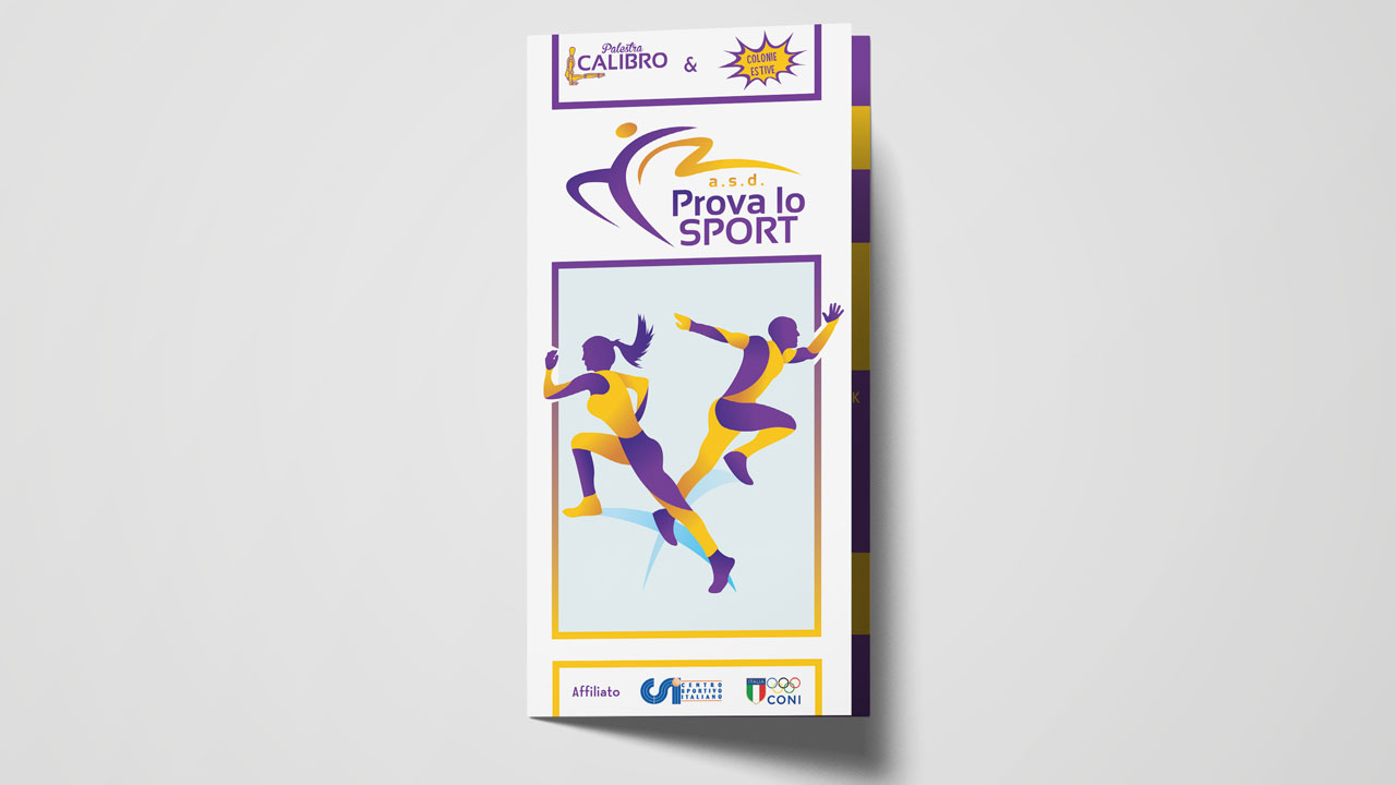 Brochure associazione sportiva Prova lo Sport