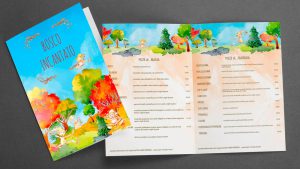 Elemento portfolio. Esempio menu