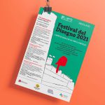 Manifesto festival del disegno 2021 organizzato da Arte Trento e Fabriano