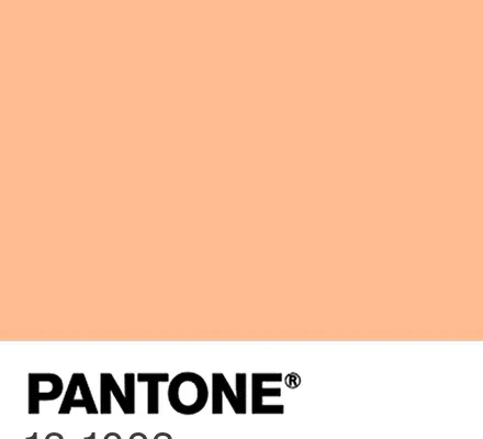 Peach fuzz: colore Pantone dell’anno 2024
